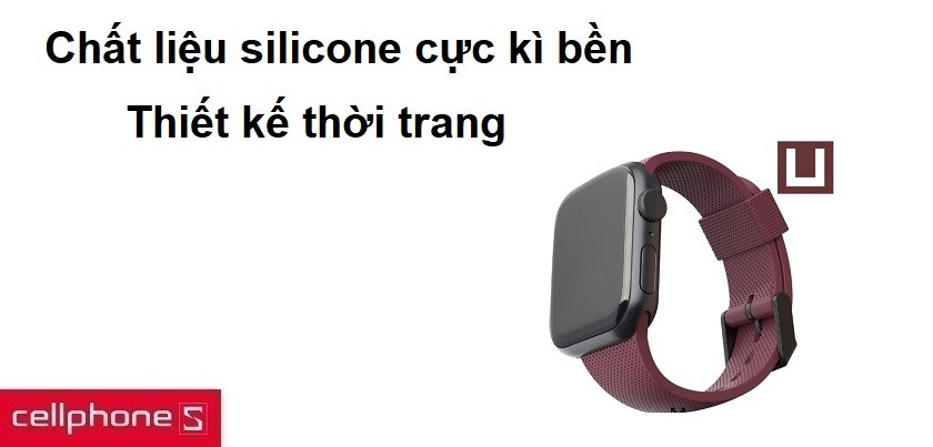 Chất liệu silicone cực kì bền, thiết kế thời trang