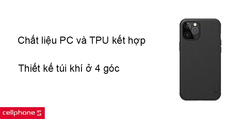 Ốp lưng iPhone 13 Pro Nillkin Super Frosted Shield Pro