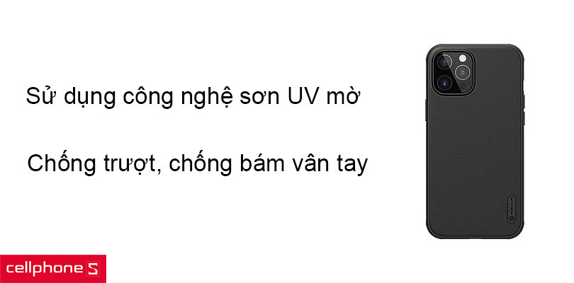 Ốp lưng iPhone 13 Pro Nillkin Super Frosted Shield Pro