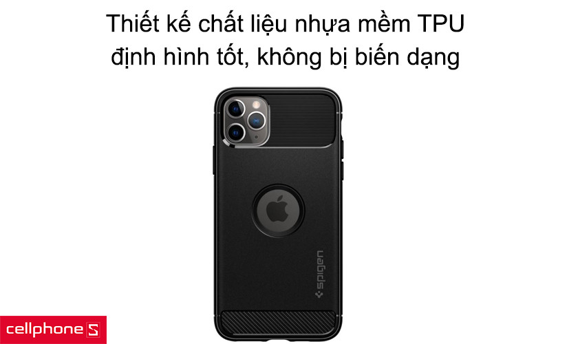 Thiết kế chất liệu nhựa mềm TPU, định hình tốt, không bị biến dạng