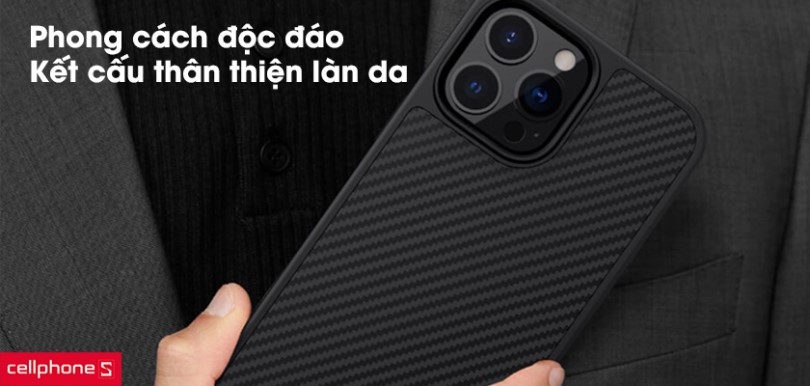 Ốp lưng iPhone 13 Pro Nillkin Synthetic Fiber