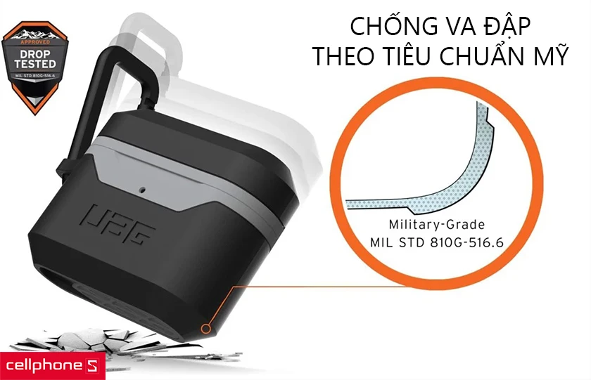 Chống va đập theo tiêu chuẩn mỹ