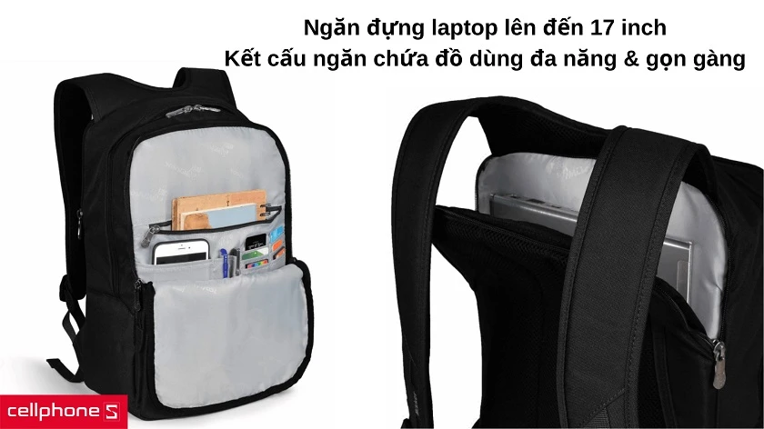 Kết cấu ngăn chứa đồ đa dạng cho nhu cầu chứa đựng đồ dùng thiết yếu