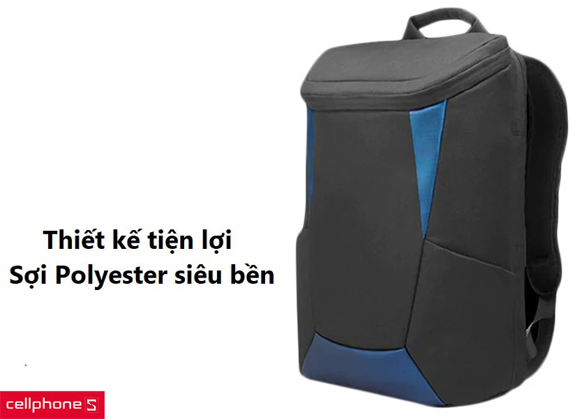 Hoàn thiện bởi Polyester siêu bền, thiết kế tiện lợi
