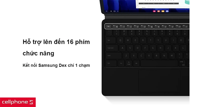 Phím chức năng đa dạng, bàn di chuột lớn