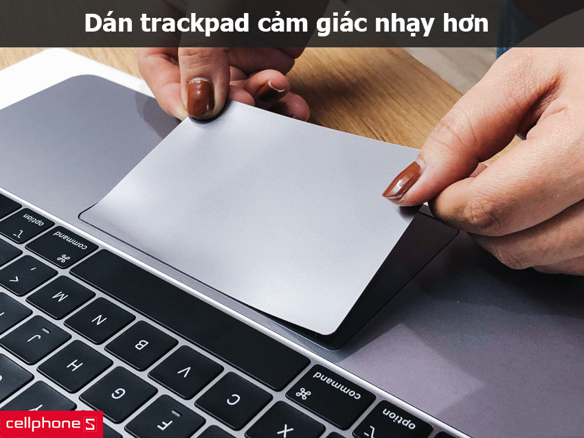 Miếng dán mặt trước, sau, trackpad và kê tay