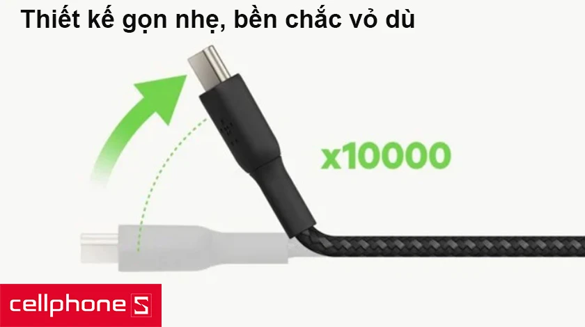 Thiết kế gọn nhẹ, bền chắc vỏ dù