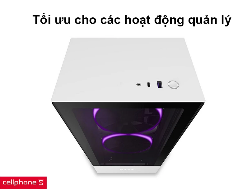 Case máy tính NZXT H510 Elite Matte