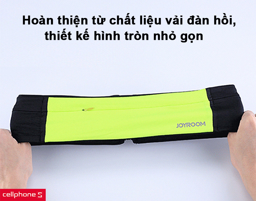 Hoàn thiện từ chất liệu vải đàn hồi, thiết kế hình tròn nhỏ gọn