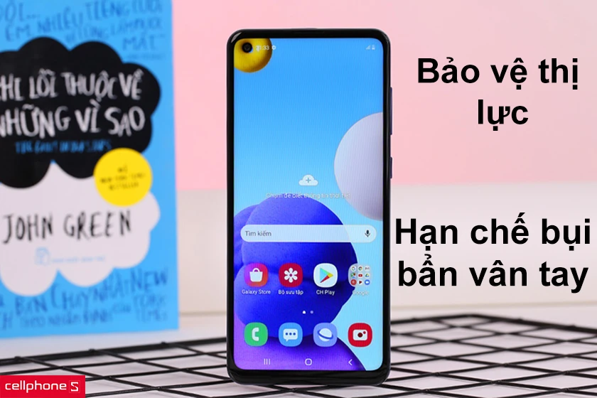 Bảo vệ thị lực, bề mặt hạn chế bụi bẩn vân tay