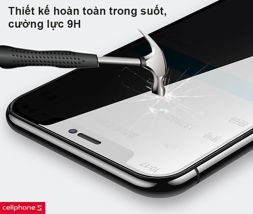 Thiết kế trong suốt, mỏng và nhẹ