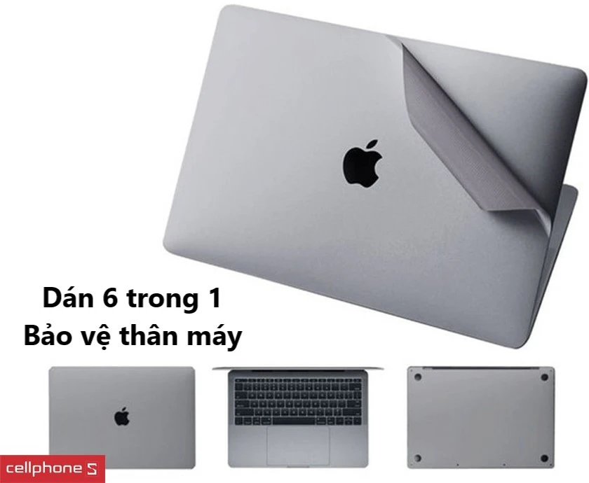 Bộ dán Macbook Air 13 inch Zeelot 5 in 1