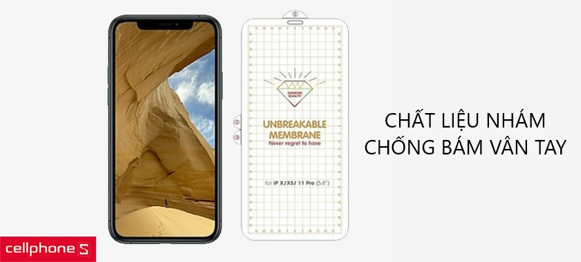 Chống bám vân tay, thấm nước hiệu quả