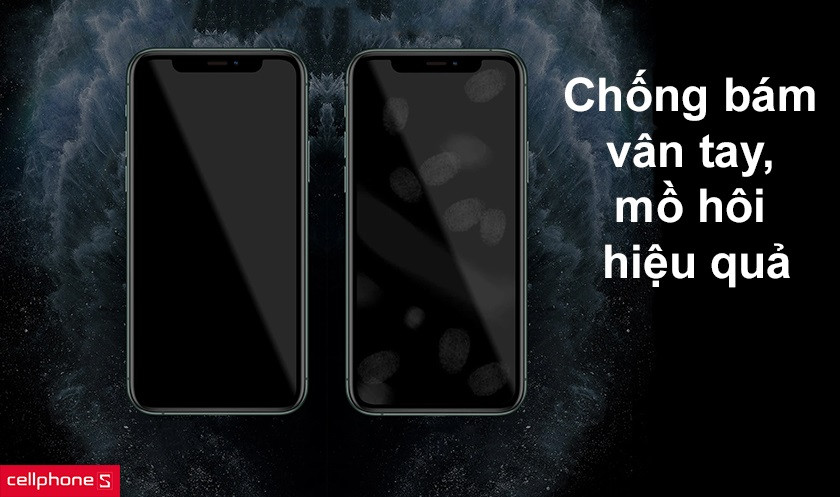 chống bám vân tay mồ hôi hiệu quả