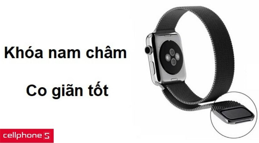 Khóa nam châm chắc chắn và khả năng co giãn tốt