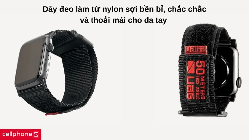 Chất liệu nylon sợi dệt êm nhẹ với da nhưng vô cùng bền bỉ