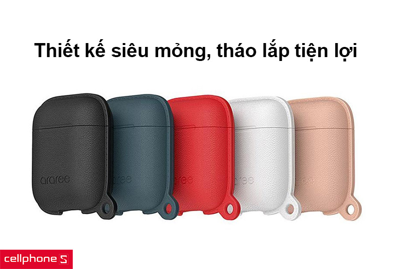 Hộp đựng tai nghe Airpods 1/2 Araree Pops