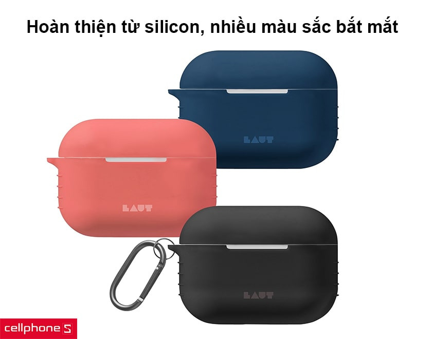 Hoàn thiện từ silicon, nhiều màu sắc bắt mắt