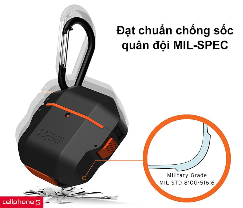 Đạt chuẩn chống sốc MIL-SPEC