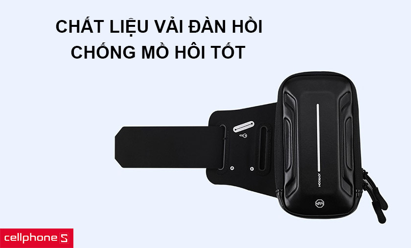 Chất liệu vải đàn hồi tốt giúp bảo vệ điện thoại và khả năng chống mồ hôi