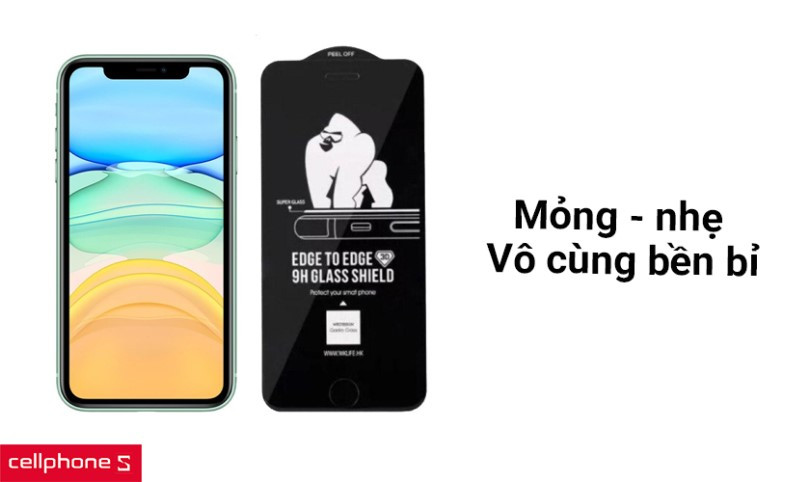 Dán cường lực chống nhìn trộm iPhone 13 Pro Max Kingkong