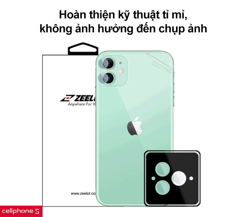 Hoàn thiện kỹ thuật tỉ mỉ, không ảnh hưởng đến chụp ảnh