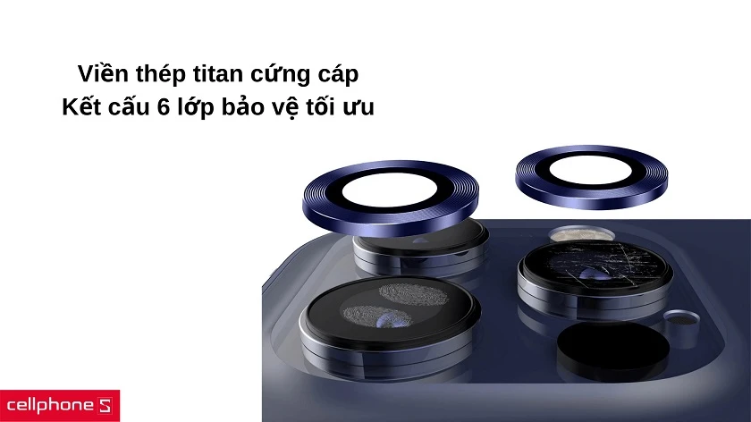 Chống va đập & kháng trầy xước với kết cấu 6 lớp bảo vệ tối ưu
