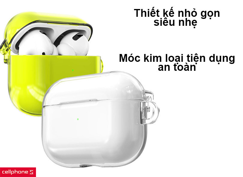 Hộp đựng tai nghe AirPods Pro Araree Nukin Neon