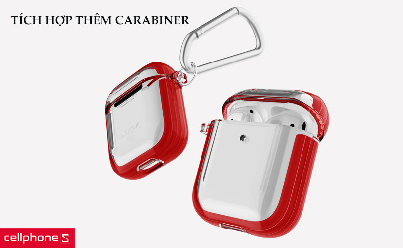 Hộp đựng tai nghe AirPods Pro Raptic Clear Case