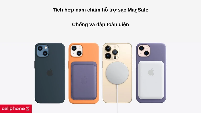 Tích hợp nam châm hỗ trợ sạc MagSafe tiện ích