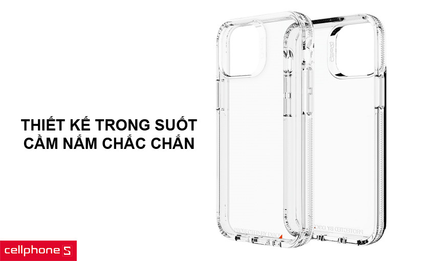 Thiết kế trong suốt, cầm nắm chắc chắn