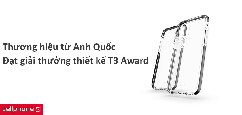 Thương hiệu đến từ Anh Quốc, đạt giải thưởng T3 Award cho phụ kiện điện thoại