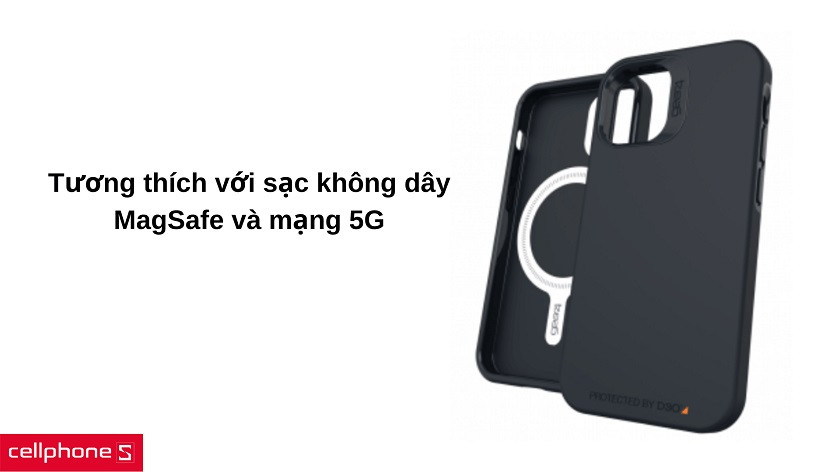 Tương thích với sạc không dây MagSafe
