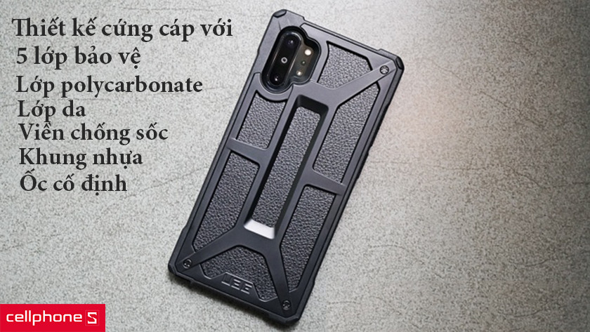cứng cáp cùng 5 lớp bảo vệ