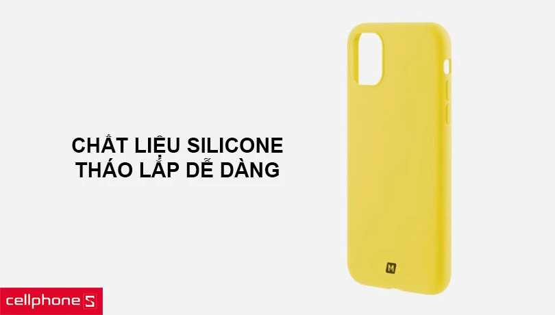 Được làm bằng silicone, tháo lắp dễ dàng