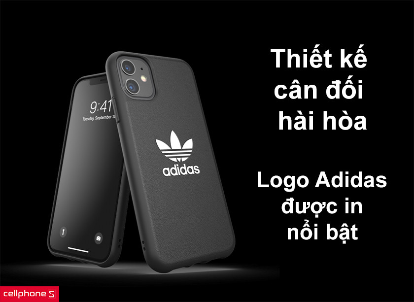 Thiết kế cân đối hài hòa, Logo Adidas được in nổi bật