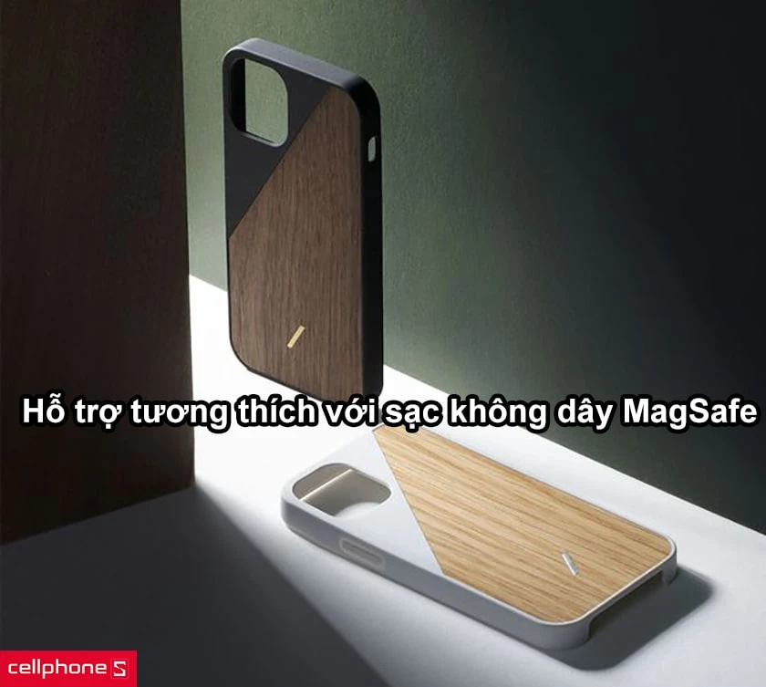 Hỗ trợ tương thích với sạc không dây MagSafe