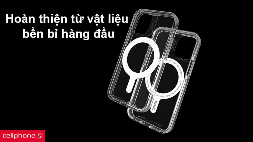 Ốp lưng MagSafe iPhone 13 Gear4 D30 Crystal Palace Clear 