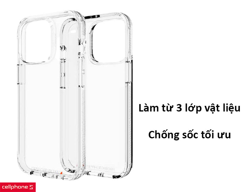 Ốp lưng iPhone 13 Gear4 D3O Crystal Palace 