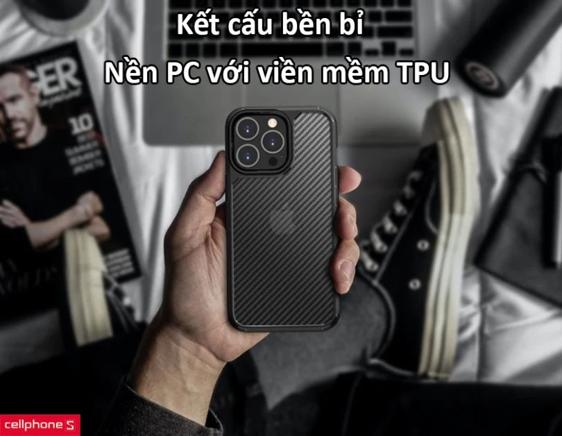 Ốp lưng iPhone 13 Likgus Carbon Armor 