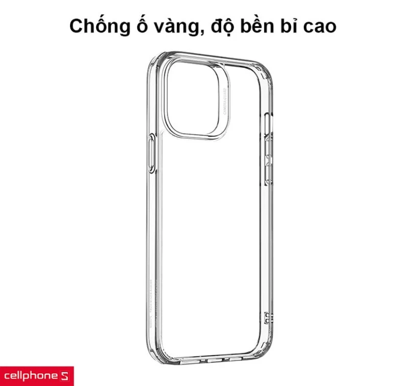 Ốp lưng iPhone 13 OU trong suốt