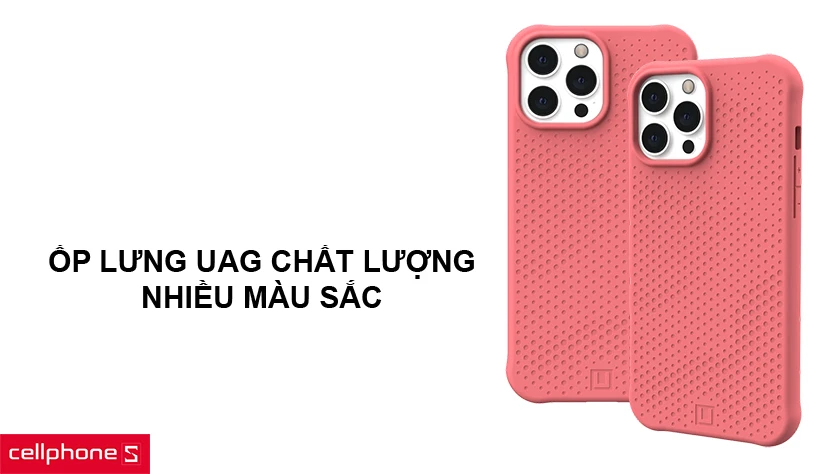 Ốp lưng đến từ thương hiệu UAG nổi tiếng, nhiều màu sắc