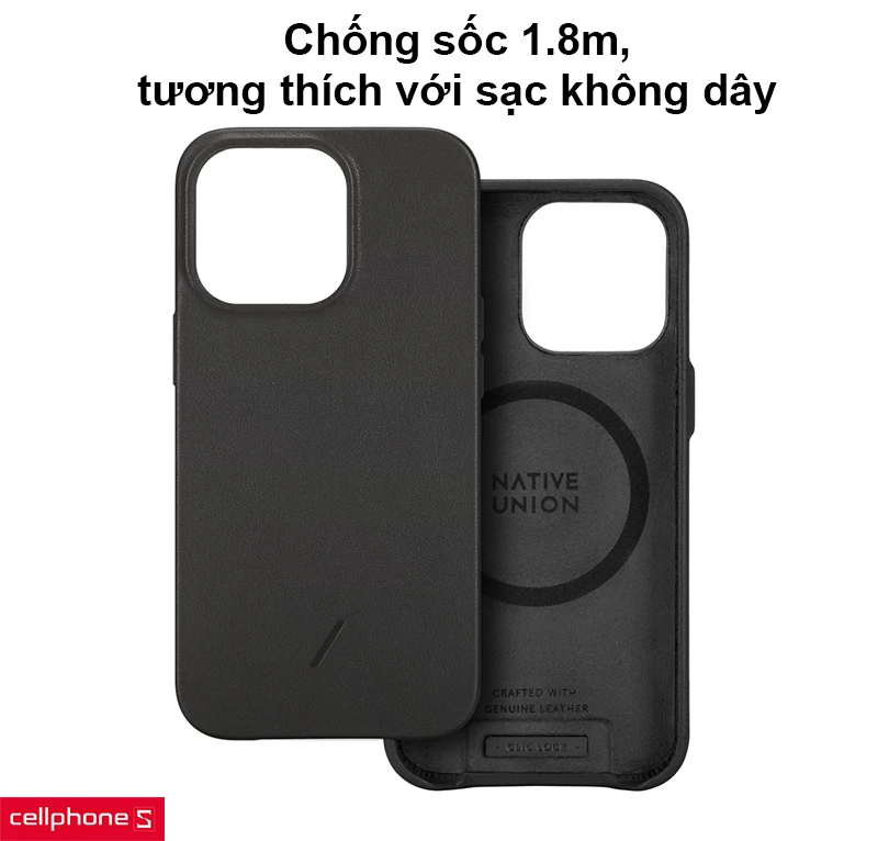 Ốp lưng iPhone 13 Pro Native Union Clic Classic Magnetic