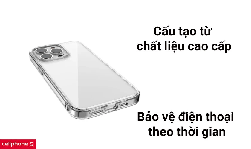 Ốp lưng iPhone 13 Pro Raptic Clearvue Clear