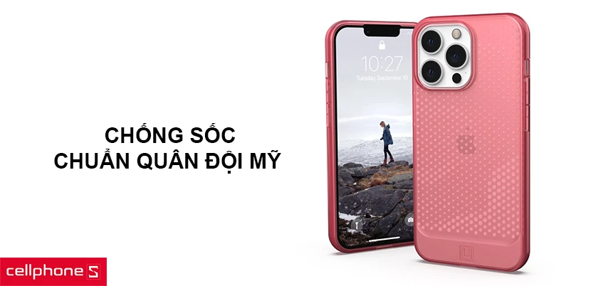 Chống sốc hiệu quả chuẩn quân đội Mỹ MIL STD 810G, hỗ trợ sạc không dây
