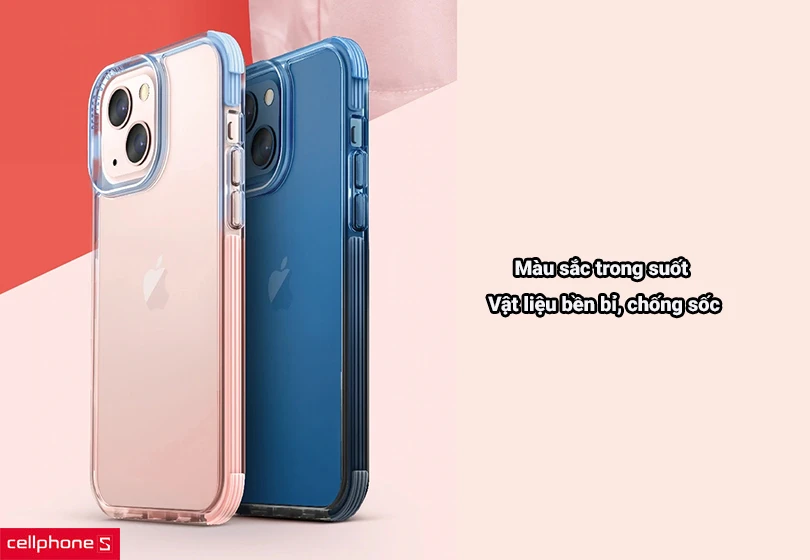 Ốp lưng iPhone 13 Uniq Hybird Combat Caspian