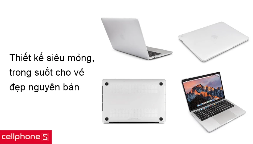 Thiết kế siêu mỏng, trong suốt cho vẻ đẹp nguyên bản sang trọng