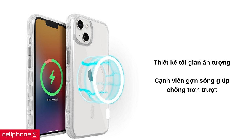 Thiết kế ấn tượng, cạnh viền chống trơn