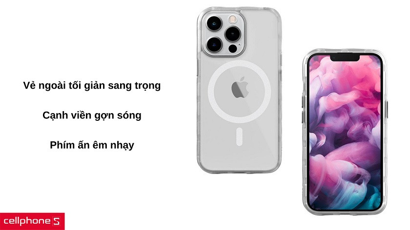 Ốp lưng Laut Crystal Matter Tinted Series kèm MagSafe cho iPhone 13 Pro Max