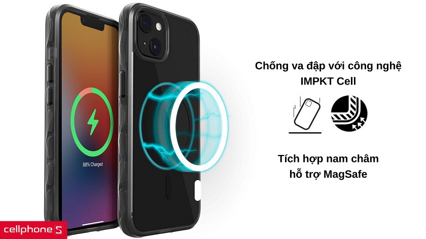 Ốp lưng Laut Crystal Matter Tinted Series kèm MagSafe cho iPhone 13 Pro Max